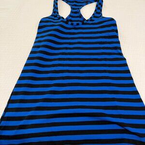 Lululemon Blue/Black Racerback Fitness Top Size 6